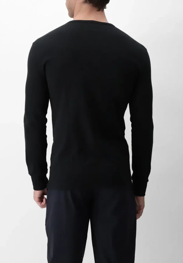 Maglia Manica Lunga Girocollo in Caldo Cotone - immagine 6