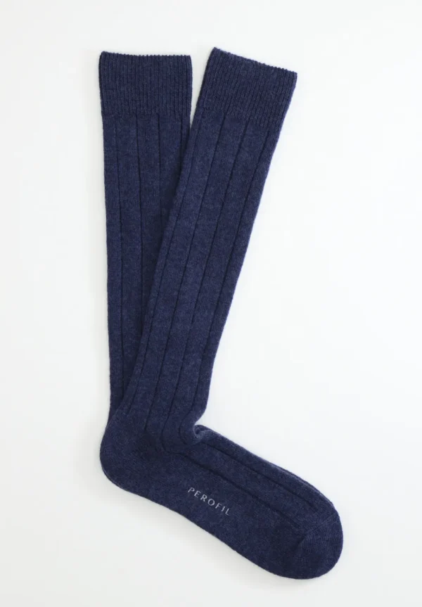Calza Lunga a Coste in Lana e Cashmere - immagine 2