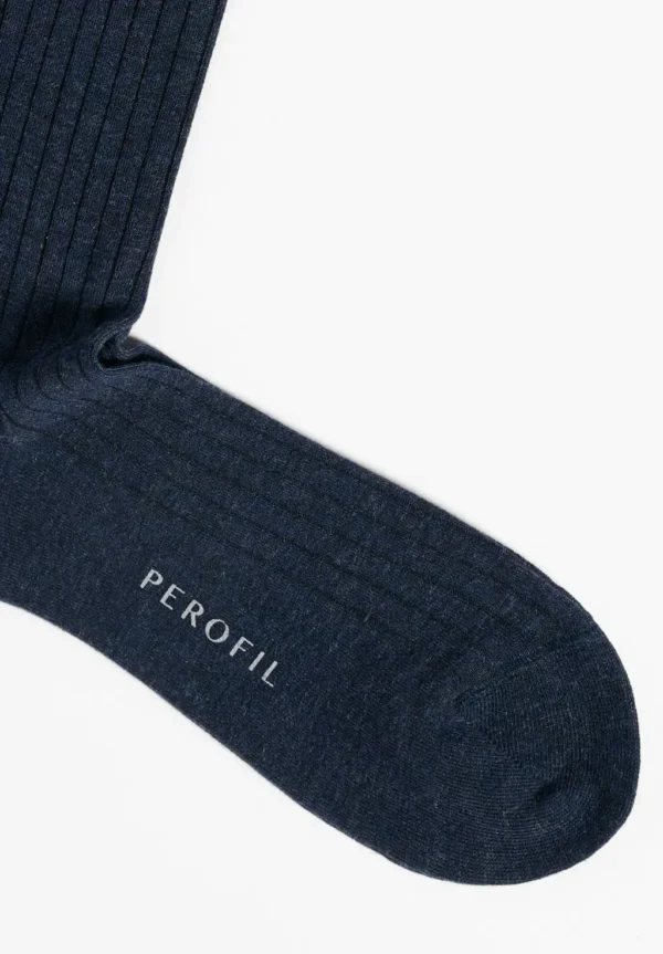 Calza Lunga a Coste in Viscosa e Cashmere Light - immagine 2