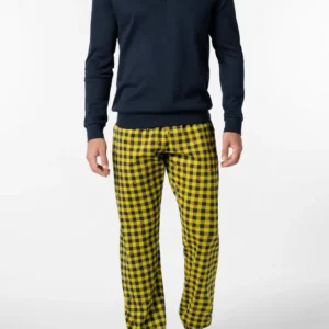 Pigiama Lungo Lupetto Con Bottoni In Cotone Invernale con Stampa Coccinelle