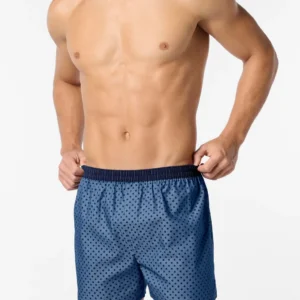 Boxer in Popeline di Cotone Fantasia POIS