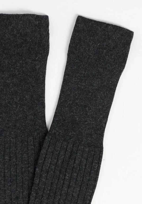 Calza Lunga a Coste in Viscosa e Cashmere Light - immagine 6