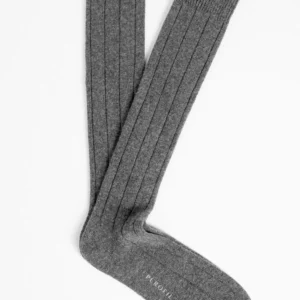 Calza Lunga a Coste in Lana e Cashmere