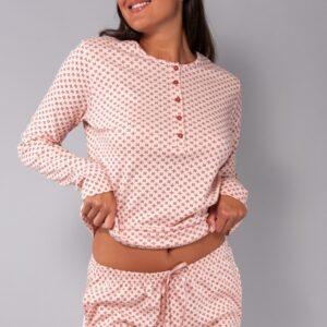 BO11-Pigiama serafino pesca