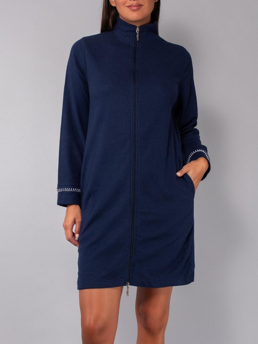 SB71-Vestaglia zip blu