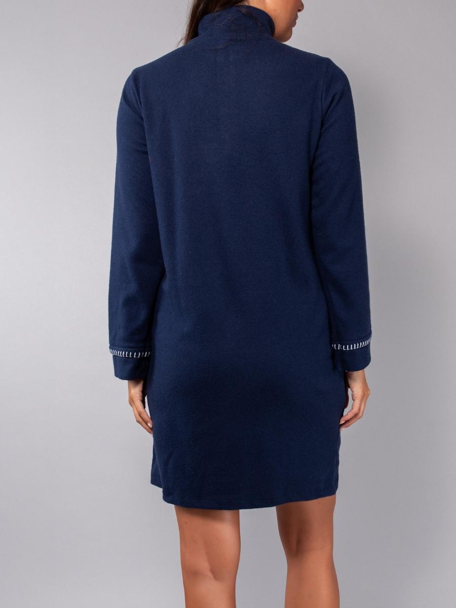 SB71-Vestaglia zip blu - immagine 2