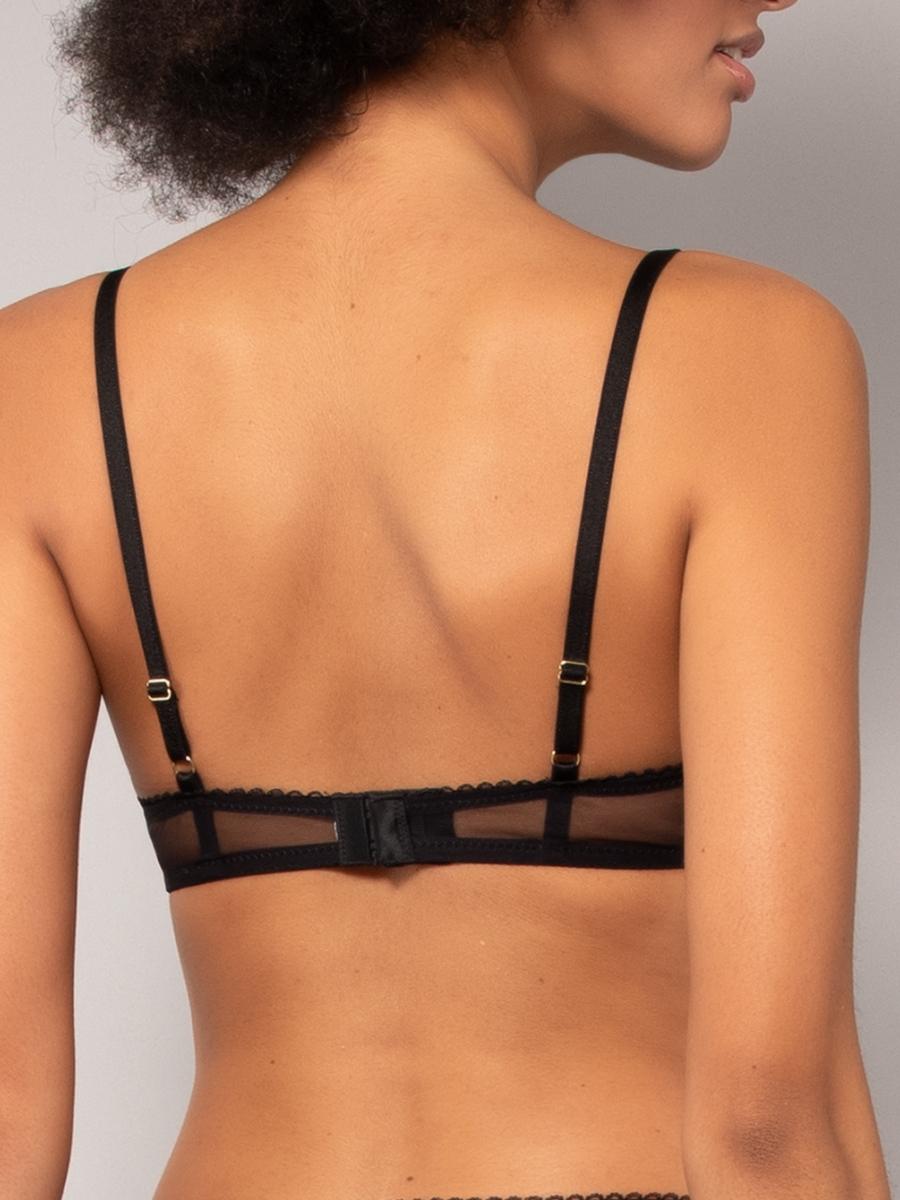 OF23-Reggiseno con coppe graduate in tulle ricamato - immagine 2