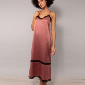 BS29-Camicia da notte effetto raso