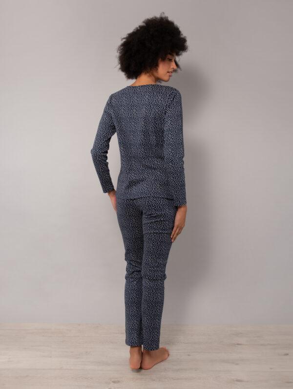 DO11-Pigiama serafino blu - immagine 2