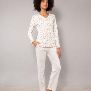 HB11-Pigiama serafino roselline