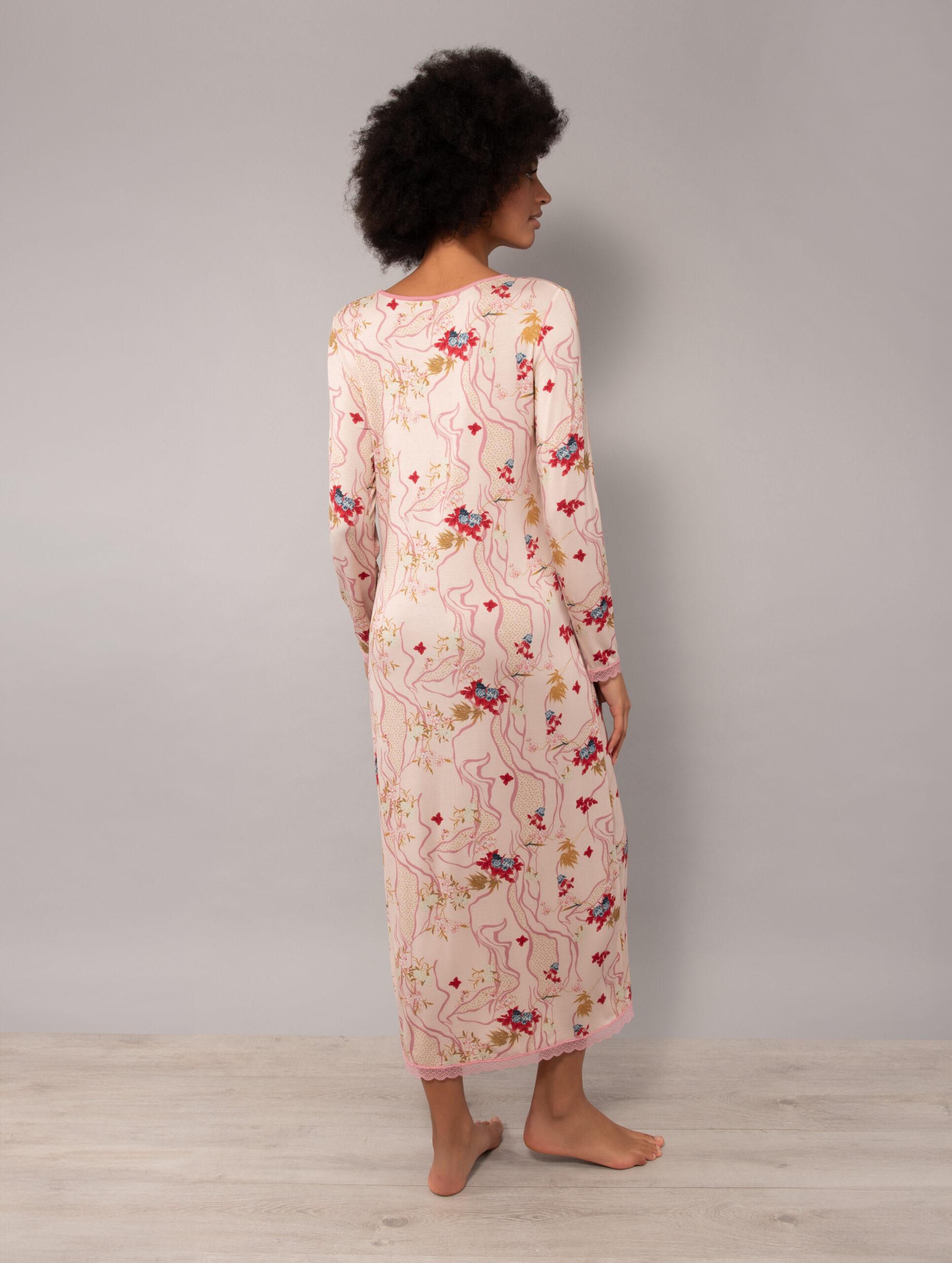 OA27-Camicia da notte lunga fantasia - immagine 2