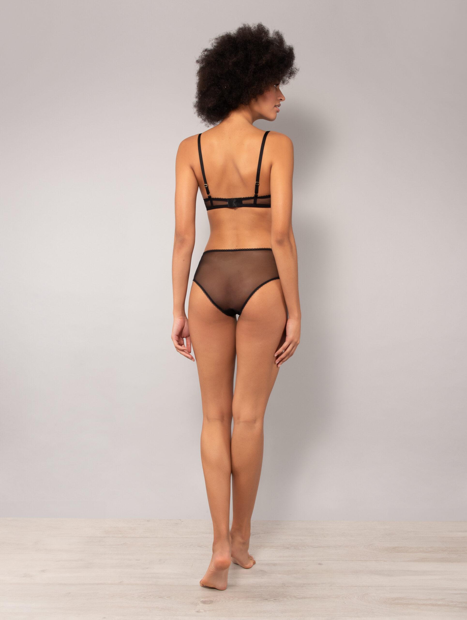 OF23-Reggiseno con coppe graduate in tulle ricamato - immagine 5