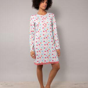 MA27-Camicia da notte fantasia macarons