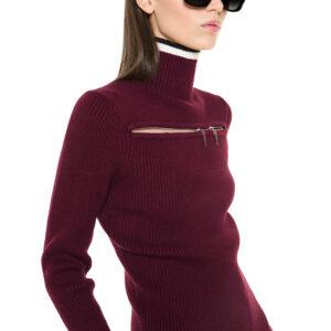 AS51-Maglia a coste con zip