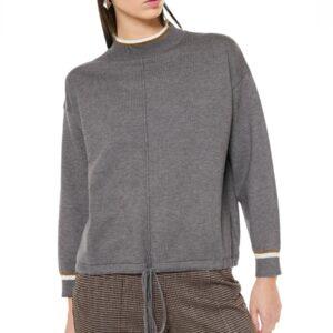 HA50-Maglia mezzo collo a costine