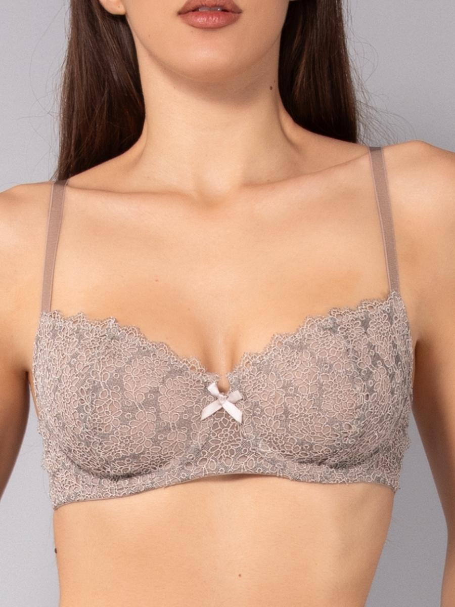MA22C-Reggiseno francese con ferretto in pizzo macramè - immagine 3
