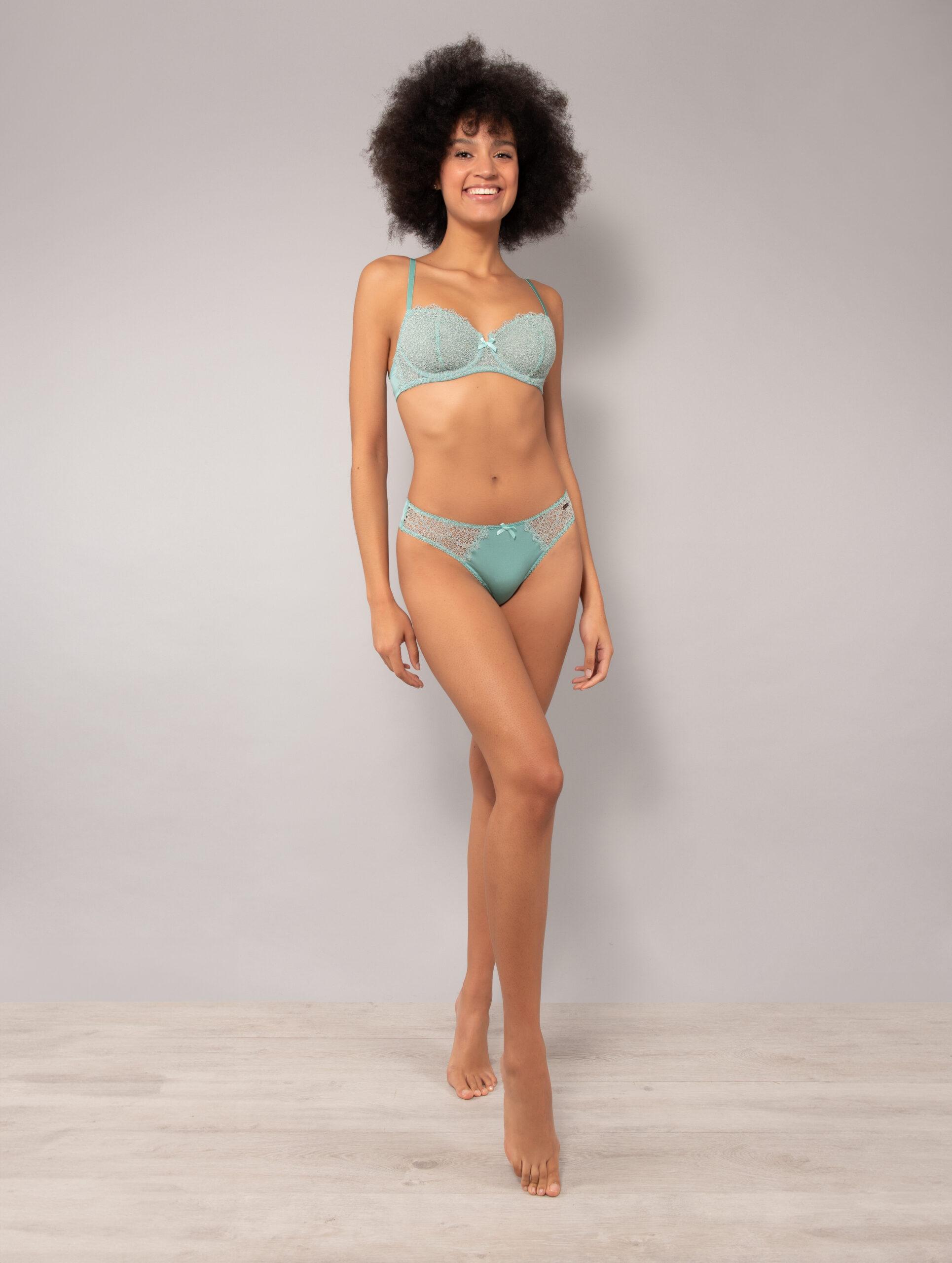 MA22C-Reggiseno francese con ferretto in pizzo macramè - immagine 2