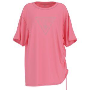 Maxi t-shirt in viscosa