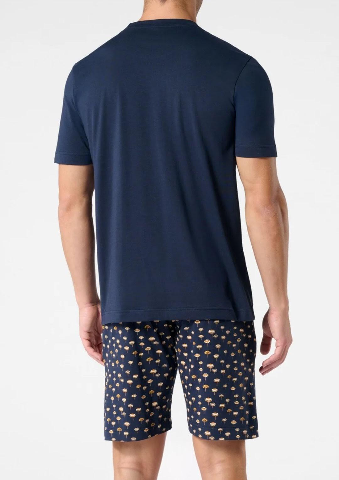 VPRT93396-Pigiama corto uomo fantasia ombrelloni - immagine 2