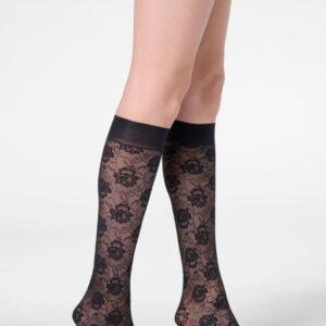 VOBC68498-Gambaletto semi-velato in pizzo