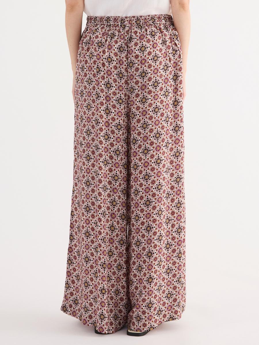 SO60-Pantaloni ampi con stampa geometrica - immagine 2