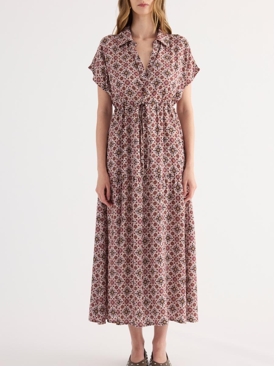 SO84-Abito midi con stampa geometrica - immagine 2