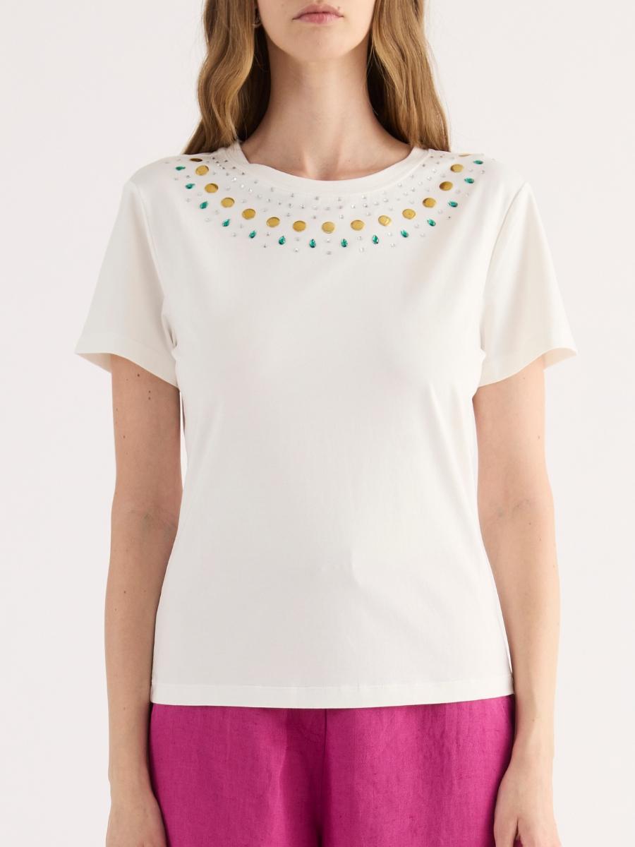 TH12-T-shirt con strass - immagine 2