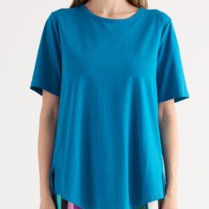 TH15-T-shirt ampia con piega sul retro