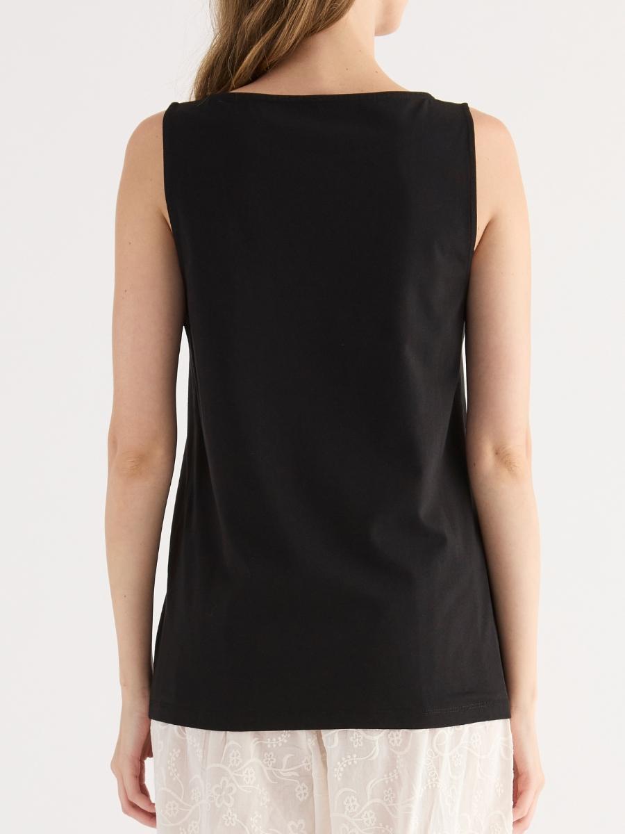 TH31-Canotta con applicazione fiore - immagine 2