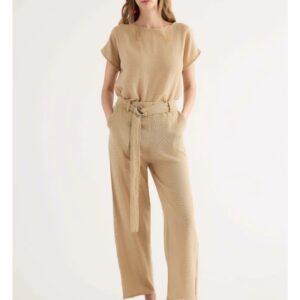 SA60-Pantalone lungo cotone safari