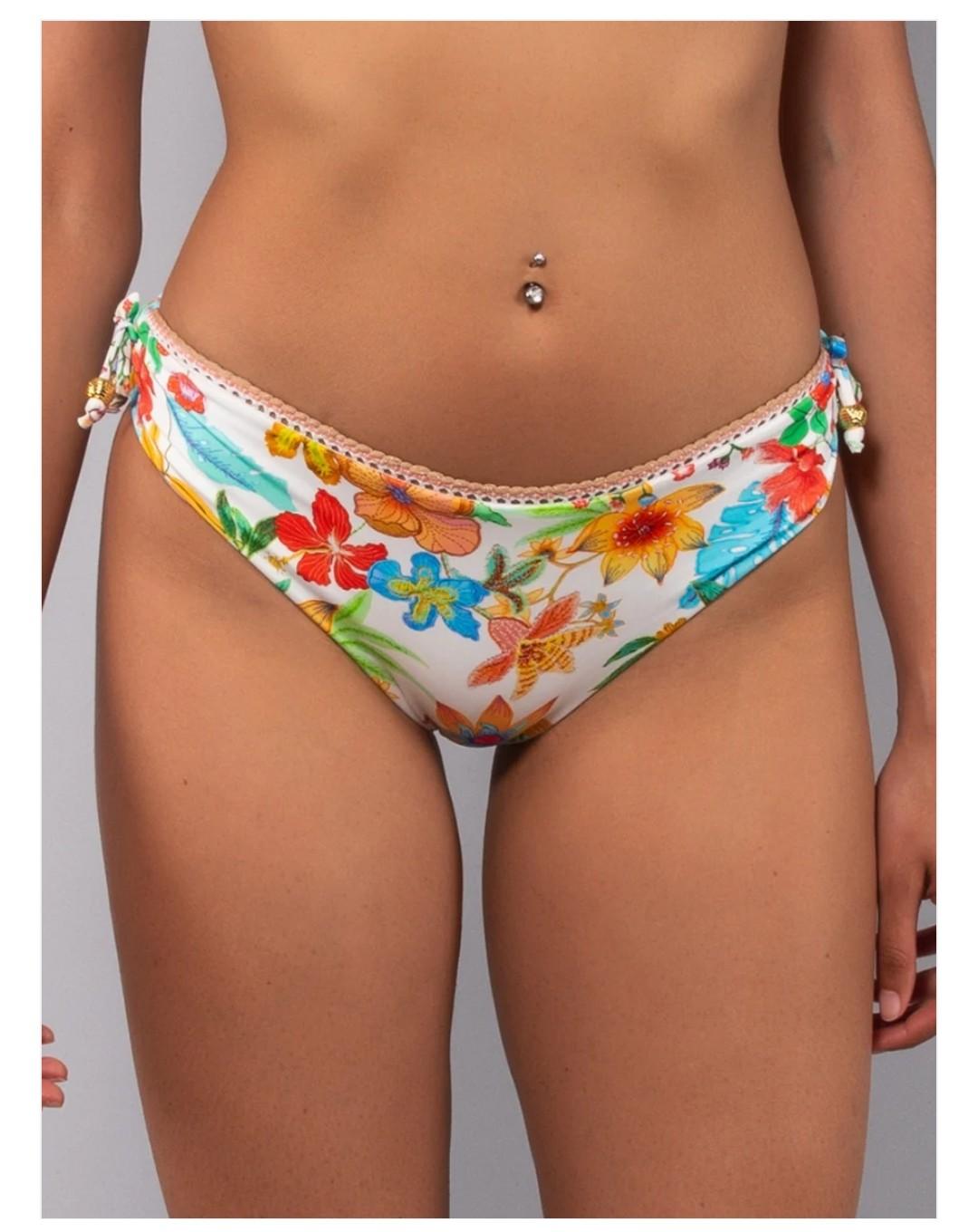 FI45-Slip laccetti floreale
