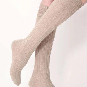 Gambaletto coprente in lana alpaca e cotone Jasmine