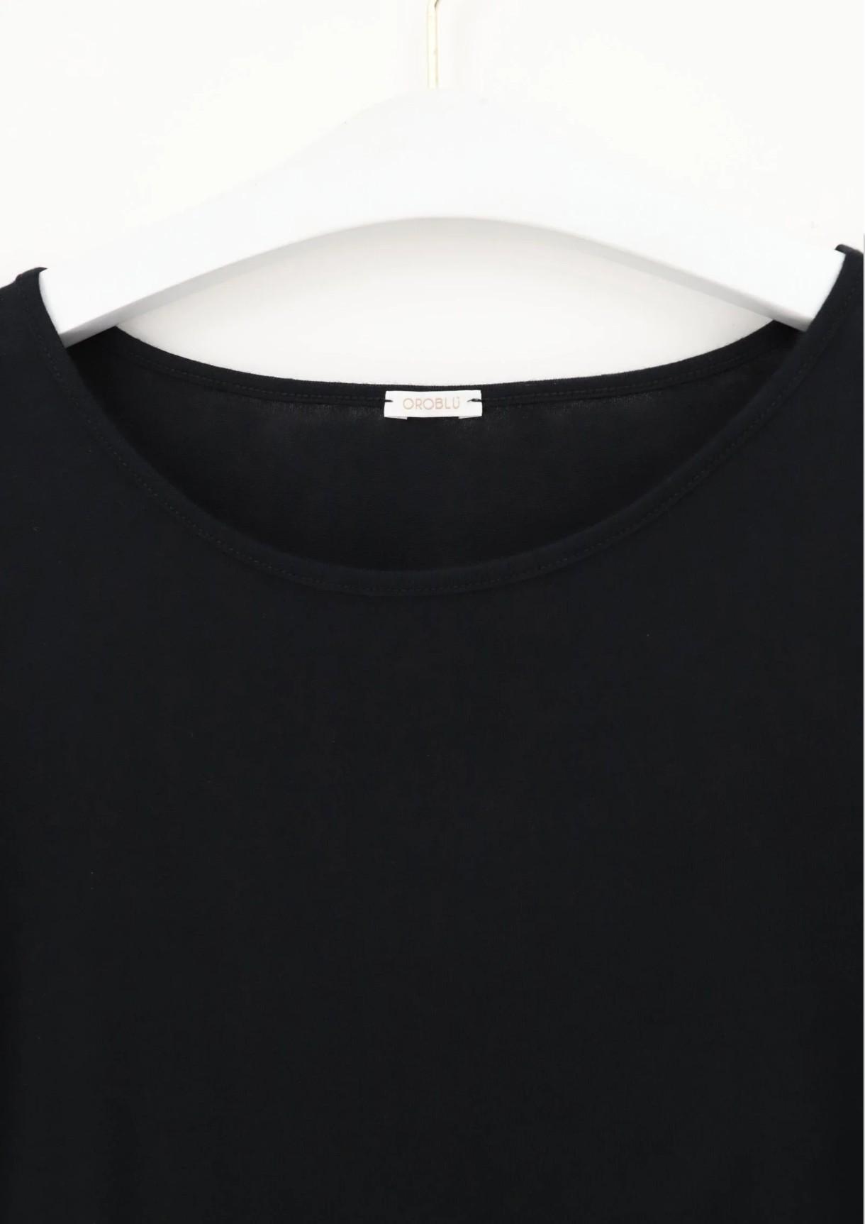 Maglia manica lunga in micromodal e cachemire - immagine 4