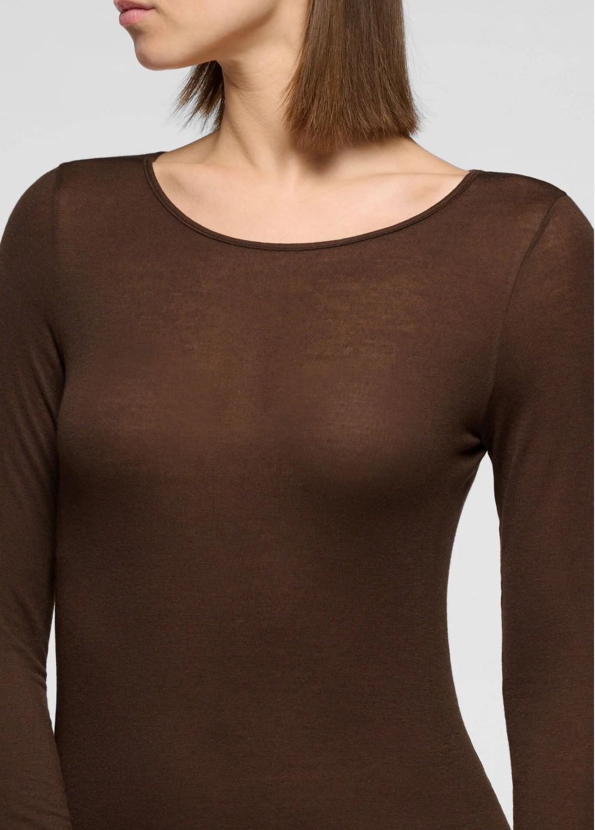 Maglia manica lunga in micromodal e cachemire - immagine 7